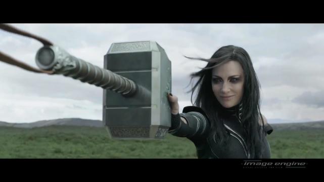 《雷神3》电影特效前后对比:原来雷神之锤这样