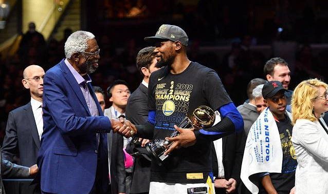 实至名归!恭喜杜兰特再次当选总决赛FMVP!