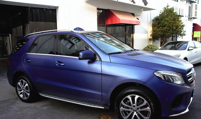 这个颜色的奔驰GLE有人见过吗？反正我是第一次见