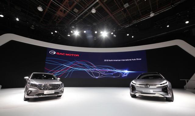 三“8”领衔 广汽传祺高端战略车型联袂亮相底特律