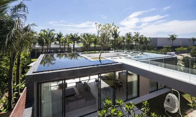 国外花园别墅设计,屋顶上的游泳池