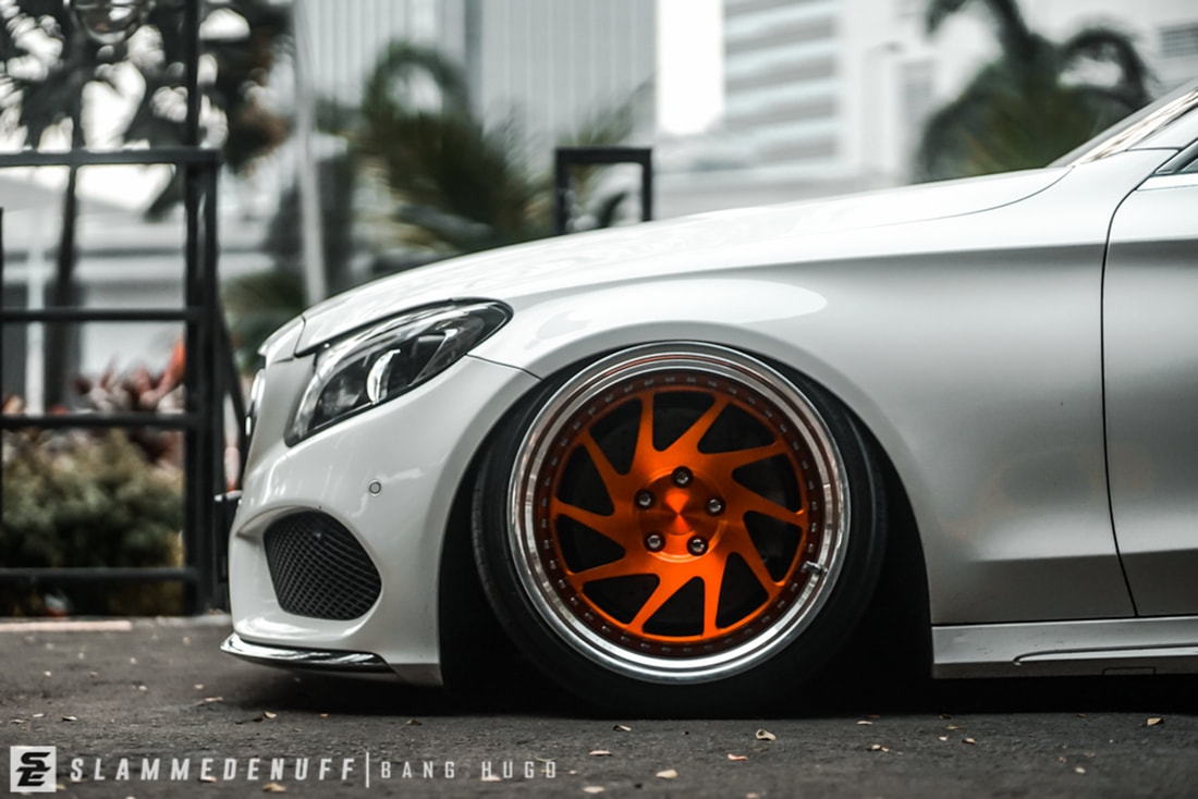 动感优雅的奔驰C级Coupe，改装成低趴姿态能否讨你欢心?