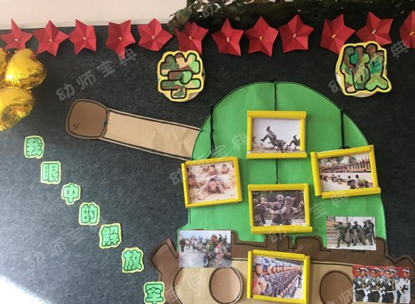 特色主题环创|学做解放军|解放军|幼儿|军营_新浪新闻