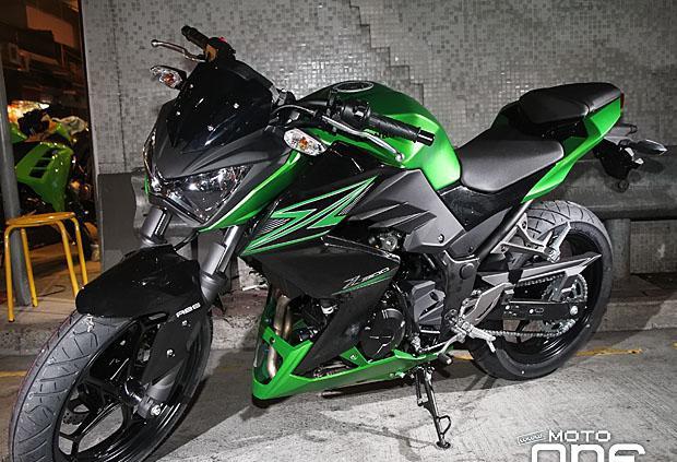 疾走奔驰，帅到没朋友了！川崎Kawasaki Z300摩托街车