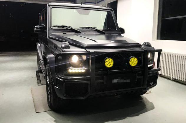 独孤求败 越硬派越喜爱 提车老款奔驰G级改装巴博斯套件AMG套装