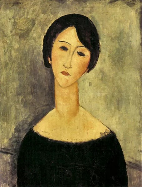 莫蒂里安尼 表现主义画派的代表艺术家之一.