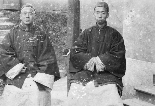 老照片: 清朝人是如何度过寒冷的冬天的?