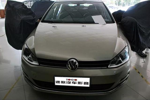 小改动大惊喜 佛山高尔夫7改装诗芬尼 明媚动人