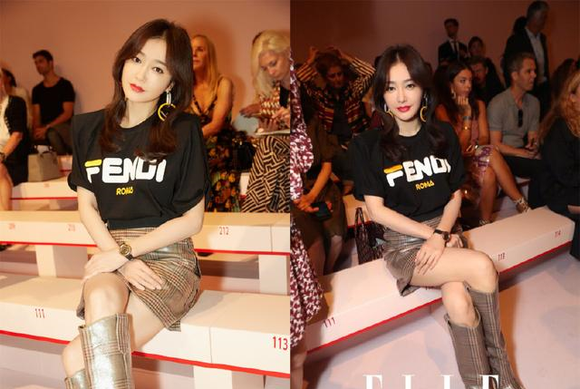 董洁与秦岚仅仅相差一岁,皇后交锋,从私服到时装周差别好大!