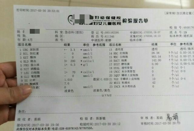 男宝宝也会得尿路感染, 辗转三个医院花费三千