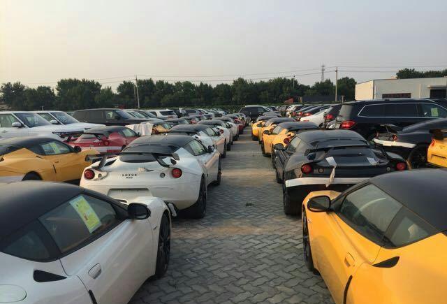 某停车场现大批路特斯跑车, 吉利想干什么?
