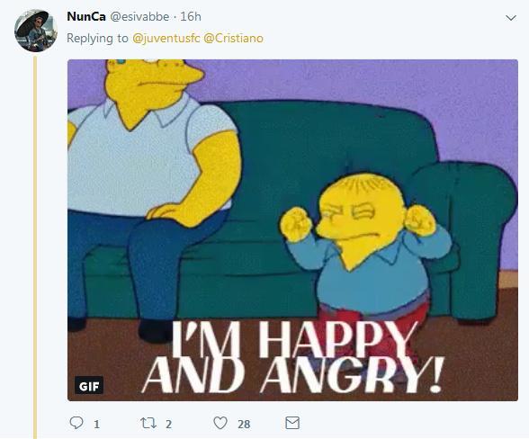 尤文官推祝贺C罗倒钩获最佳,球迷:该哭还是该