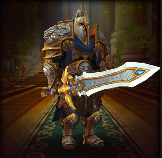 魔兽世界第七军团套装真帅,但选错种族瞬间变买家秀,狼人笑哭了