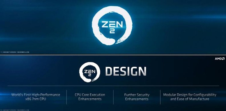 AMD放出7纳米工艺的Zen 2架构处理器,英伟达