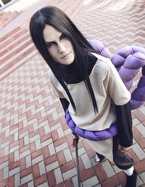 火影忍者cosplay，女装大佬君麻吕，洗剪吹卡卡西，还有蛇叔很妖