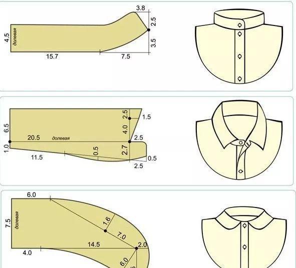 西装礼服领的图纸和制作方法,分享11款领型的裁剪图参考教学