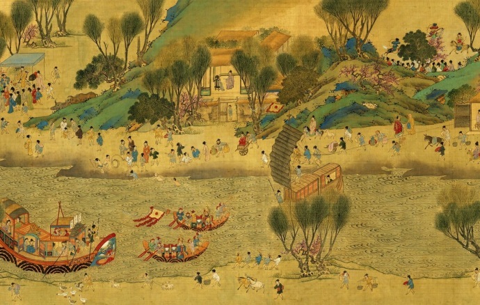 明朝中期苏州繁荣的景象|仇英《清明上河图》