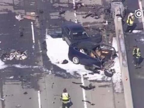 刚刚，特斯拉又出致死车祸：Model X与马自达和奥迪相撞后起火