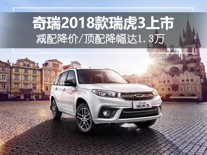降价1.3万超值！六万元2018款瑞虎3开回家