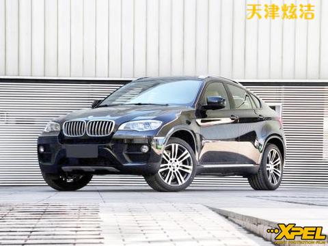 天津炫洁宝马X6装贴XPEL隐形车衣-效果完美