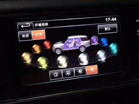 路虎揽胜加装原厂十色氛围灯全车氛围灯气氛灯安装