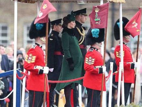 预产期快到了！凯特王妃依然迎着寒冷的天气来庆祝圣帕特里克节！