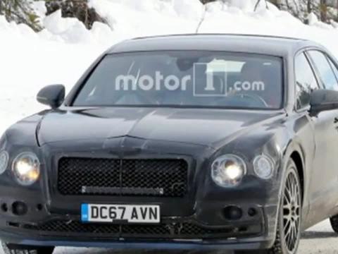 宾利飞驰电动版路试曝光