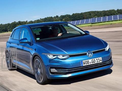 外媒爆大众八代高尔夫 内饰超科幻!！