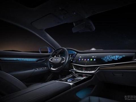 吉利博瑞GE这内饰太酷了, 以为进了太空舱