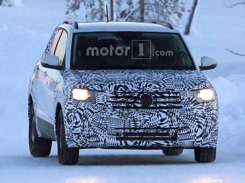 大众新型T-Cross紧凑型CUV在芬兰进行冬季测试