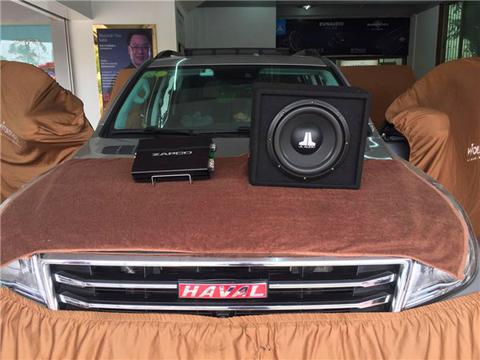 番禺沃富林哈弗H9汽车音响改装美国JL超低音 就是这么震撼