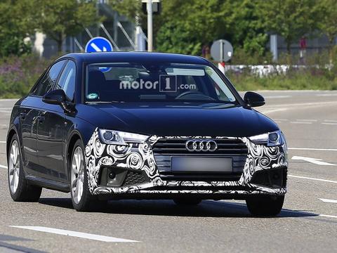 奥迪新款A4路试谍照曝光 外观更加运动
