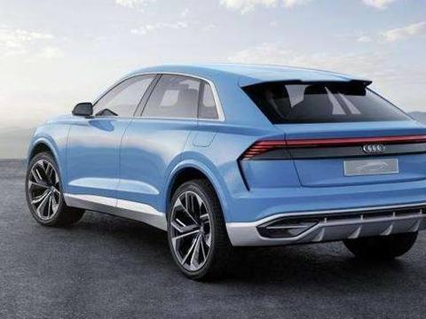 奥迪Q8全球首发,3.0T+48V轻混动力，旗舰轿跑SUV，年轻人的选择