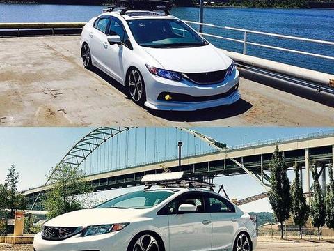 全新一代本田思域，有着超高的颜值和不凡的动力