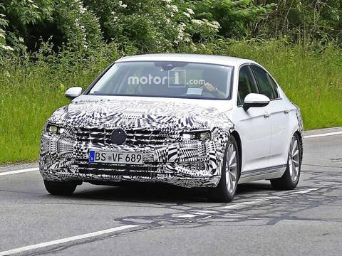 2019款Passta中期改款谍照 变化不大