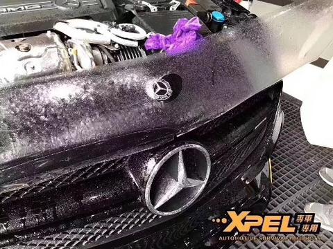 爆裂钢炮奔驰A45 AMG贴XPEL隐形车衣