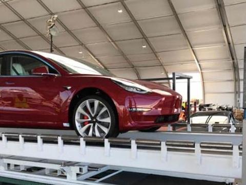 双电机版特斯拉Model3正式下线或将命名为P80D