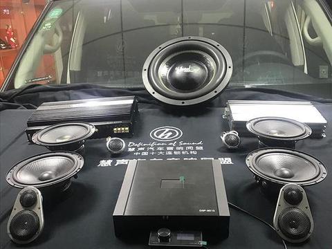 乌鲁木齐日产途乐汽车音响改装无损改装德国黄金声学 诗韵三分频