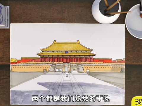 以手绘的名义 红旗H5和故宫相约在这个画卷中