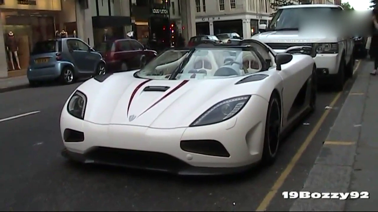 实拍绝顶超级跑车Koenigsegg Agera R震撼声浪