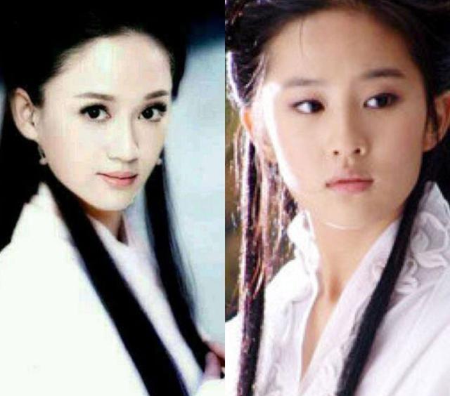 盘点：女星的“小龙女妆”，李沁酷似李若彤，赵丽颖最惊艳