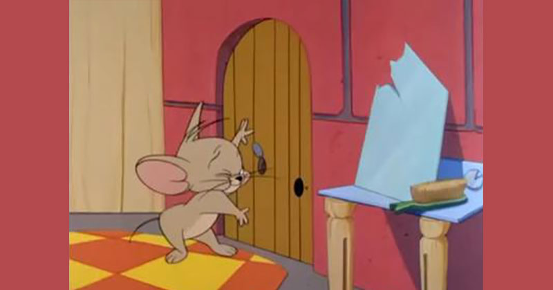 童年向动画片《猫和老鼠》中,为啥镜头中人类只露脸部