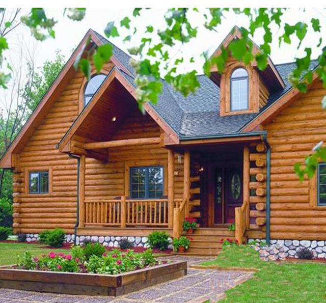 这么漂亮的木屋,做在田园乡村,做成农家乐客栈!