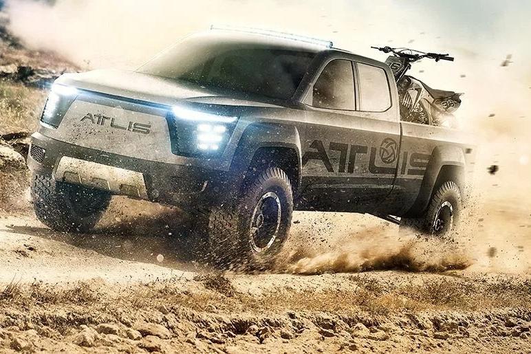 Atlis XT电动皮卡官图发布！性能指标强大？
