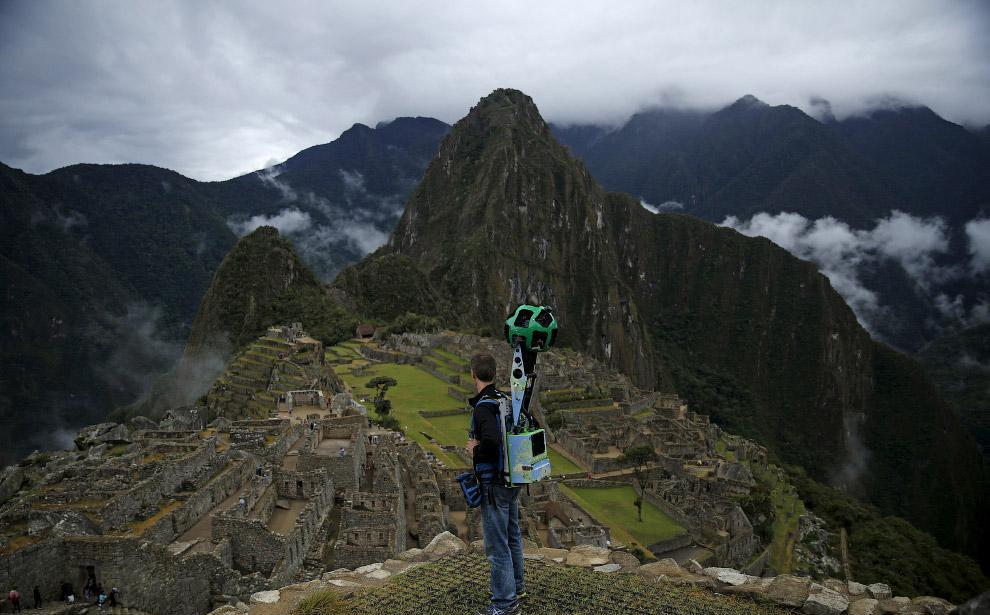 揭秘谷歌地图幕后罕见照片: 谷歌地图采集员如