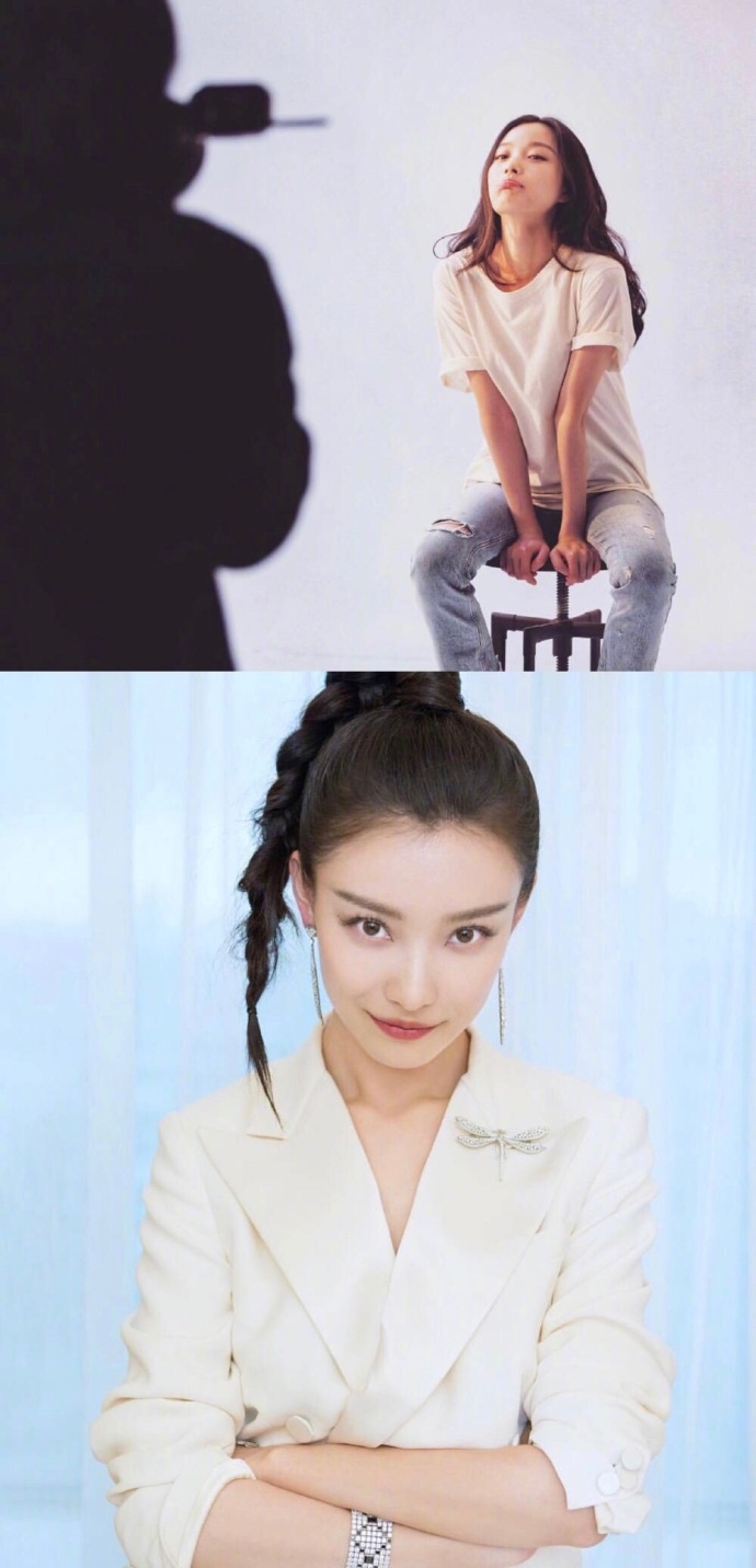 倪妮的长相可以说是非常大气了 行走的画报