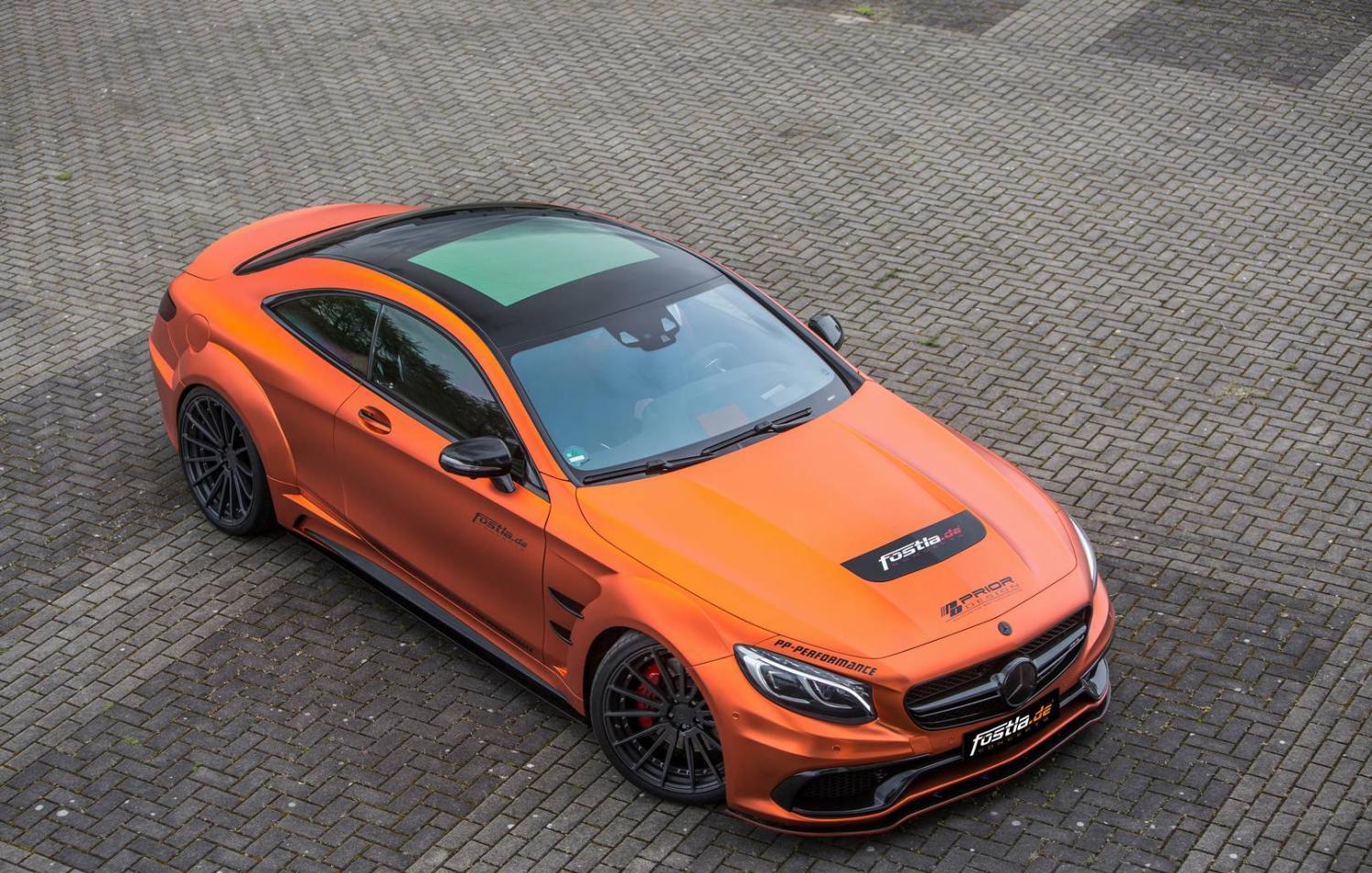 Fostla.de改装橙色奔驰AMG S63