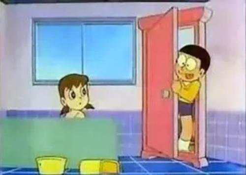 哆啦A梦:大雄偷看静香洗澡600多次,静香你说你