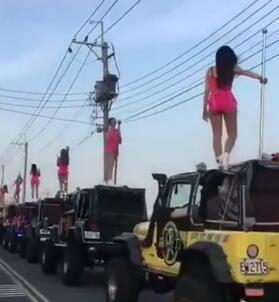 实拍：福利来了，全是大长腿，网友：一饱眼福