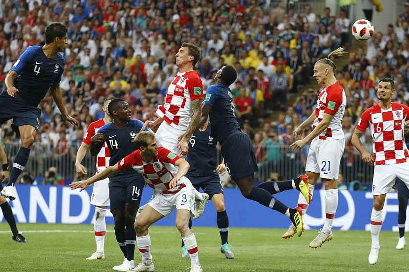 法国vs克罗地亚总共打进6球,竟然是过去四届世
